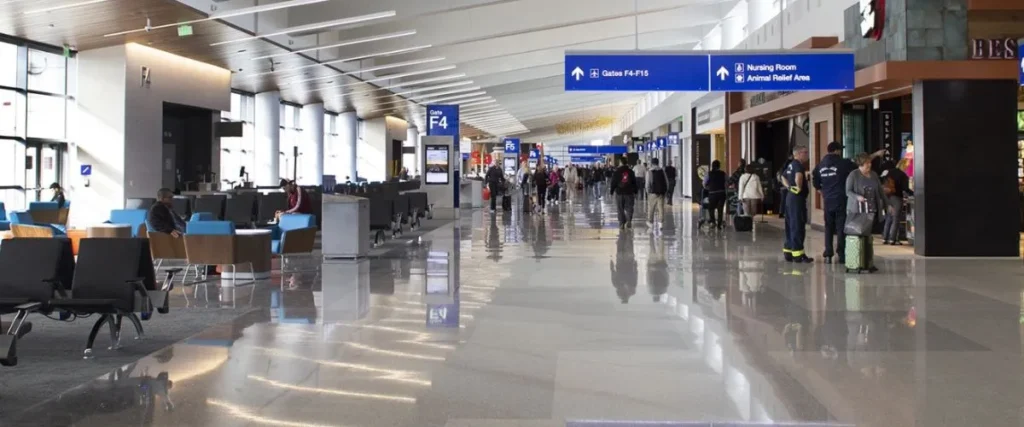 What terminal is Alaska Airlines at PHX