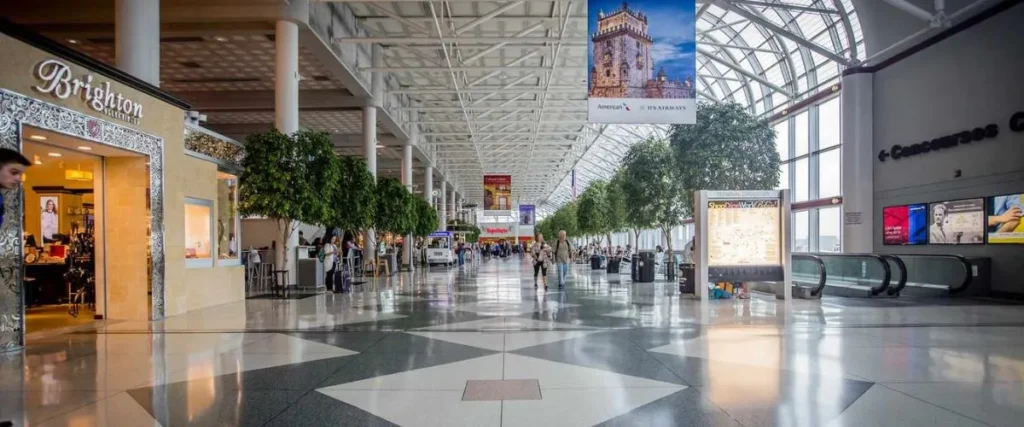 Smoking Areas at Charlotte Airport